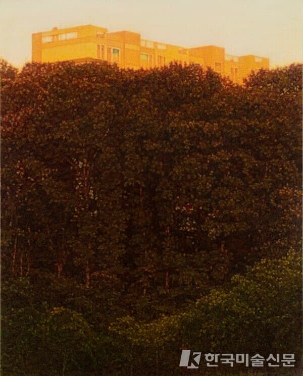 작은 숲Little Forest, oil on canvas, 100x80cm, 2022