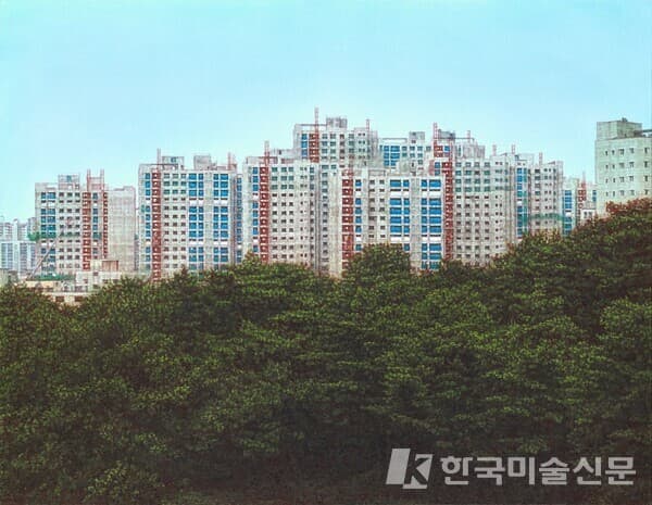 동산Back Hill, oil on canvas, 91x116.8cm, 2022
