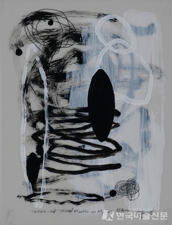 2022-28Mixed Media on Mylar, 28x22cm, 2022 (사진=한국화랑협회)