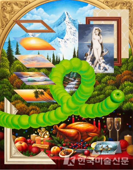 illusion03illusion03, 2022, Oil & Acrylic on Canvas, 116.8 x 91cm (사진=한국화랑협회)
