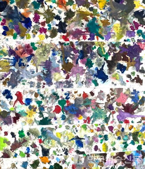 나머지(rest)백경호_나머지(rest), oil on canvas mounted wood panel, 163x139cm, 2022 (사진=한국화랑협회)
