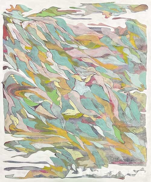 구름빛이진아_장지에 채색 호분, 72 x 60 cm, 2022 (사진=화랑갤러리협회)
