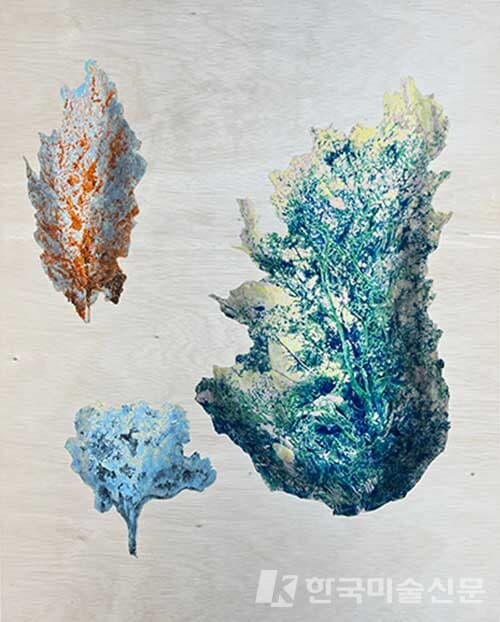 Fragments정서원_장지에 채색, 나무판넬, 90.9 x 72.7 cm, 2022 (사진=화랑갤러리협회)