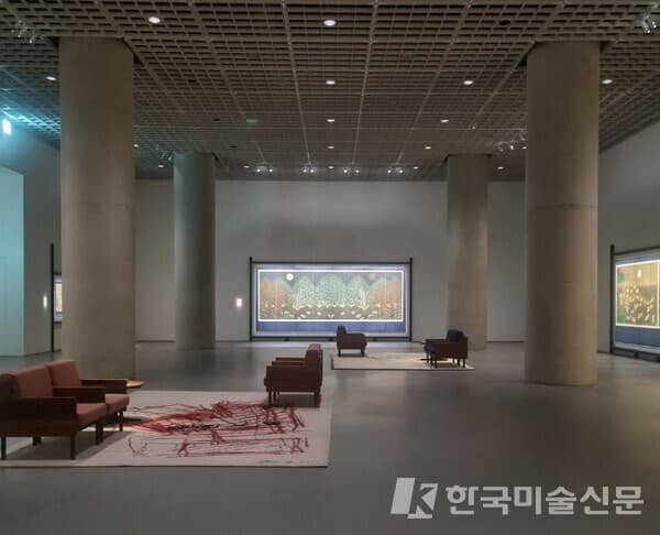 아모레퍼시픽미술관 고미술 기획전 '조선, 병풍의 나라2' 전시장 전경(사진=이미희 기자)