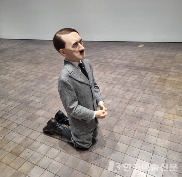 마우리치오 카텔란 작품 '그'(사진=이미희 기자)