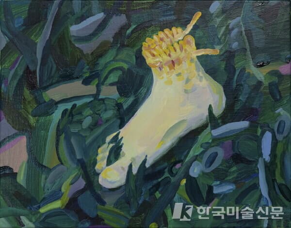 너의 무늬4Acrylic on canvas 27.3 x 34.8cm 2022
