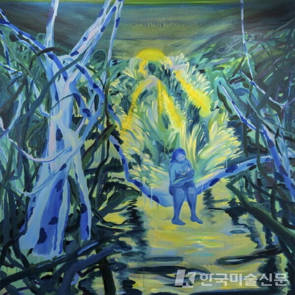 살아내는 순간Acrylic on canvas 162.2x162.2cm 2023