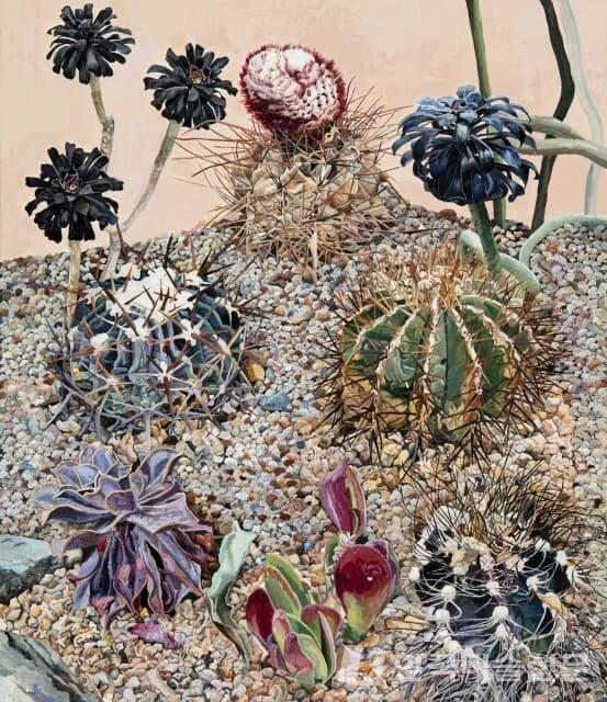 옮겨진 정원45.6 x 53.3 cm Acrylic on Canvas 2022 [사진=화랑갤러리협회]