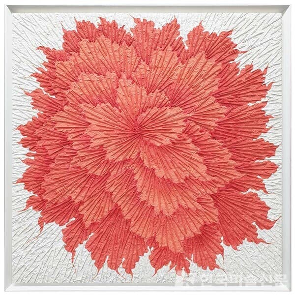 김순철, About wish 224965x65cm, 한지에 채색과 바느질, 2022 [사진=갤러리화랑협회]