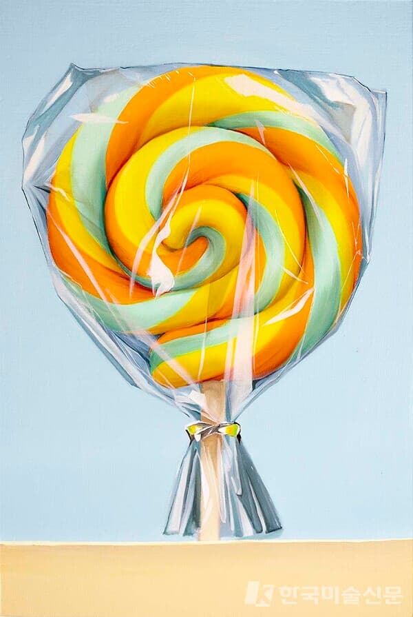 이흠, Sweets on sky blue41x27.3cm, Oil on canvas, 2022 [사진=갤러리화랑협회]