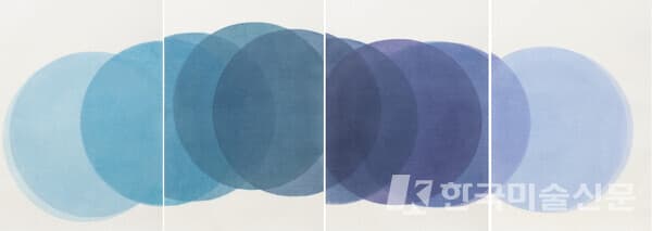 空-592+空-593+空-594+空-595woodcut-waterprint, 100x70cm, 2022