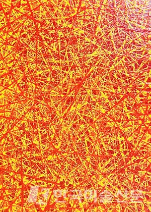 삶 (Life)33.4x24.2cm, mixed media on canvas, 2022