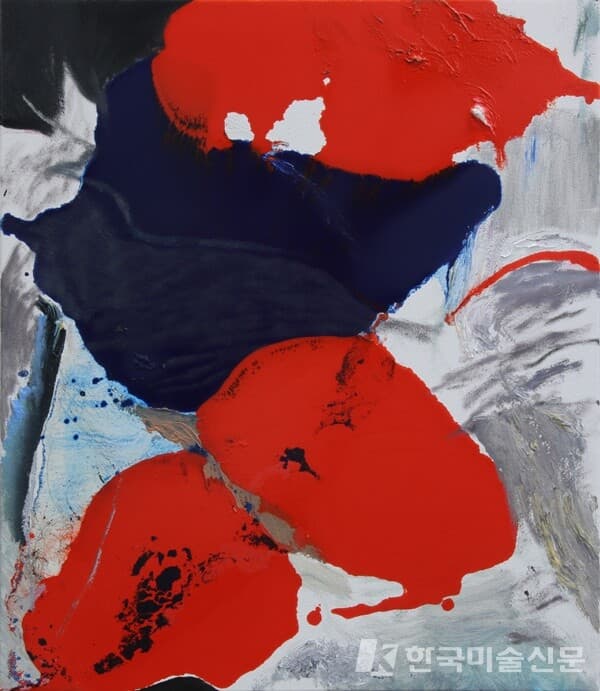능선풍경#23, 정석우정석우, 능선풍경#23 _ oil on canvas _ 53 x 45.5cm _ 2022