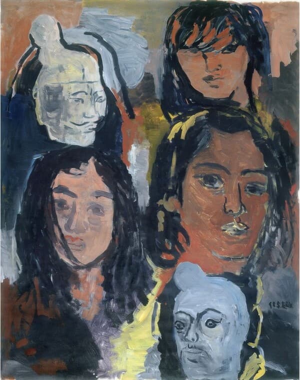 유요한,&nbsp;아, 우리!&nbsp;12&nbsp;(1998).&nbsp;캔버스에 아크릴.&nbsp;190&times;151cm.&nbsp;의례 ShanghART.