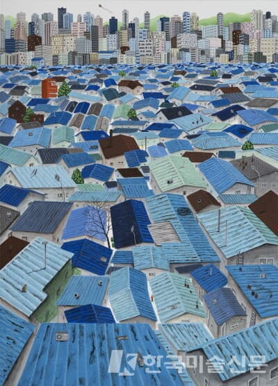 을지로캔버스에 아크릴릭, 91x65cm, 2022