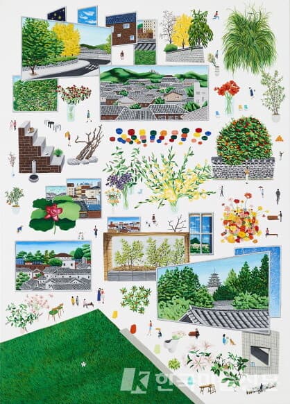 A-day-trip캔버스에 아크릴릭, 91x65cm, 2022