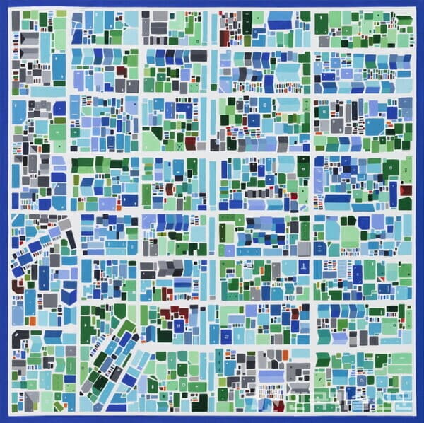 Market캔버스에 아크릴릭, 50x50cm, 2021