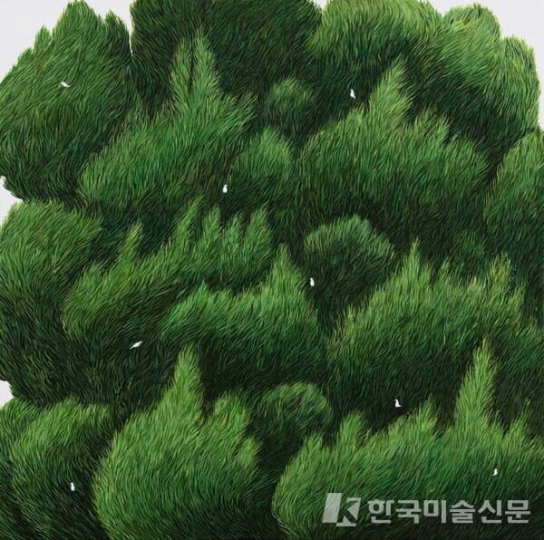더-초록12캔버스에 아크릴릭, 60x60cm, 2021