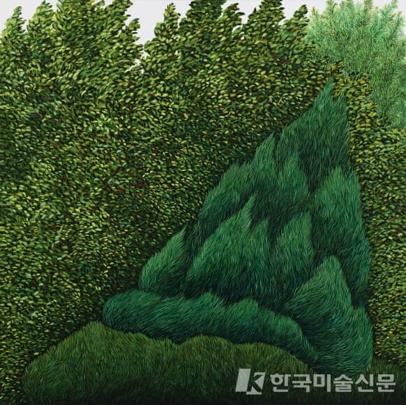 더-초록8캔버스에 아크릴릭, 60x60cm, 2022