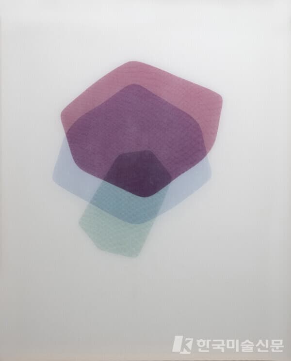 Contatto F23122023, Pigment on fabric, 91 x 72.5cm
