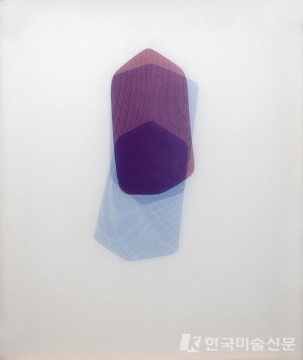 Contatto F23072023, Pigment on fabric, 72.6 x 60.5cm