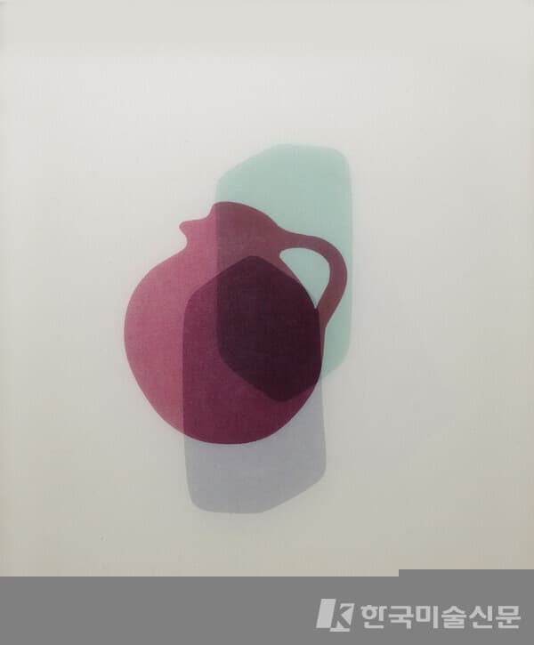 Contatto F23062023, Pigment on fabric, 72.7 x 60.6cm