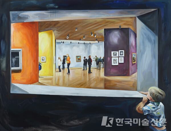 오래전 휘트니 Long Ago Whitney91.0x116.8cm, 캔버스에 유채(oil on canvas), 2023