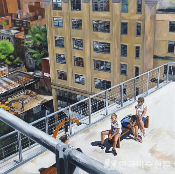 뉴 휘트니 New Whitney72.7x72.7cm, 캔버스에 유채(oil on canvas), 2022