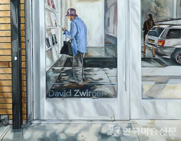 갤러리 산책 Gallery Walk91.0x116.8cm, 캔버스에 유채(oil on canvas), 2022