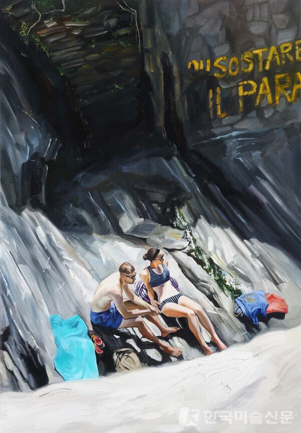 친퀘 테레2 Cinque Terre265.1x45.5cm, 캔버스에 유채(oil on canvas), 2022