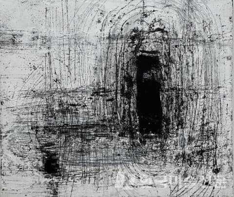 흔적문인수 Moon Insoo [흔적] oil on canvas 53 x 45.5cm 2023