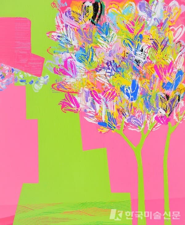 The man & The womanThe man & The woman 60.6cm x 72.7cm 20F Mixed media 2023