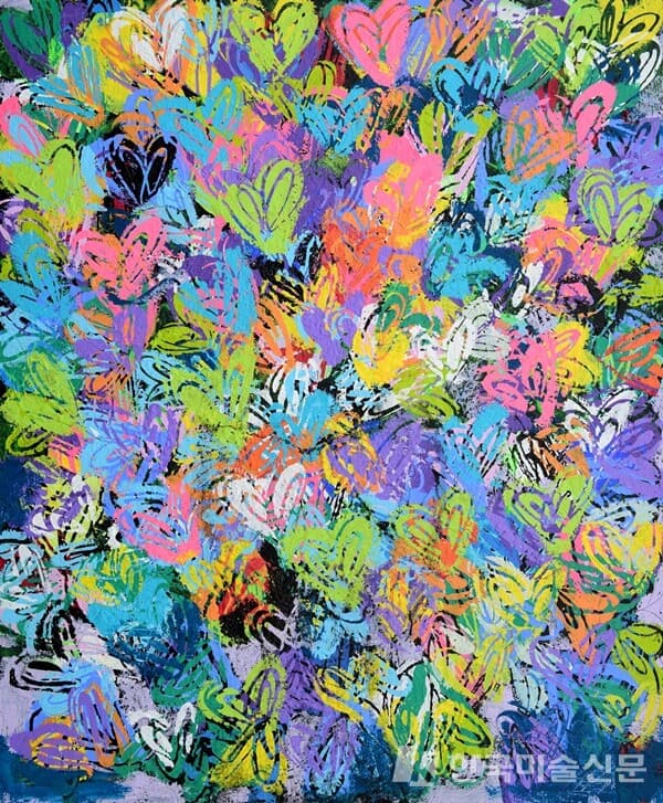 The man & The woman - festivalThe man & The woman - festival 60.6cm x 72.7cm 20F Mixed media 2023