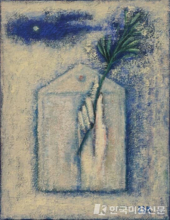 조용한 풍경_Tempera on Canvas_53x41cm_2023