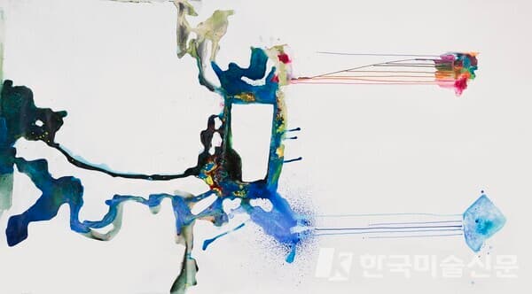 Untitled 140 X 250 Cm Acrylic On Canvas 김예린 2017