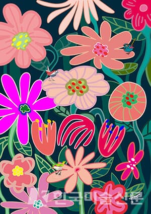 우리에게 찾아오는 봄!&nbsp;59.4x84.1cm Digital Print on Artist M/P GLOSSY CANVAS 2021