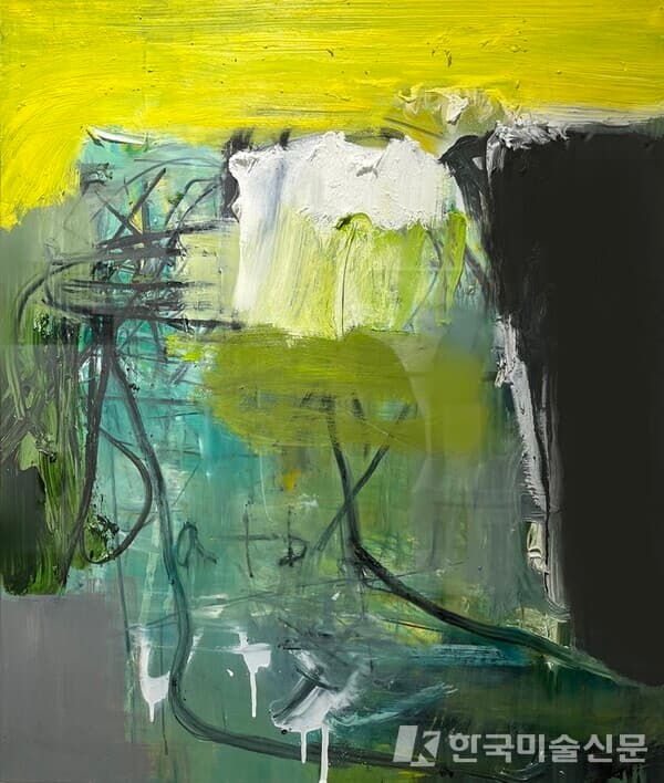 명제형식 Propositional Form mixed media on wood 72.7 &times; 60.6cm 2023