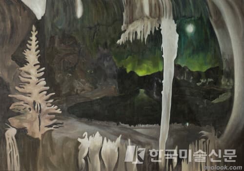 권빛샘_Dawn_리넨에 유채_130&times;200cm_2023ⓒ bichsaemkwon/pibigallery