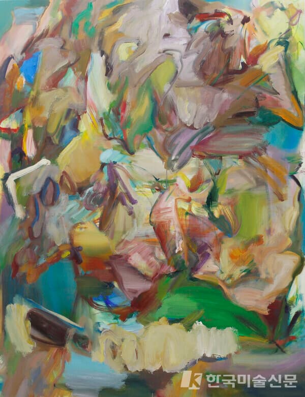 갤러리조선 안상훈 We care about your green&nbsp; 2022 Oil on linen 145.5x112cm