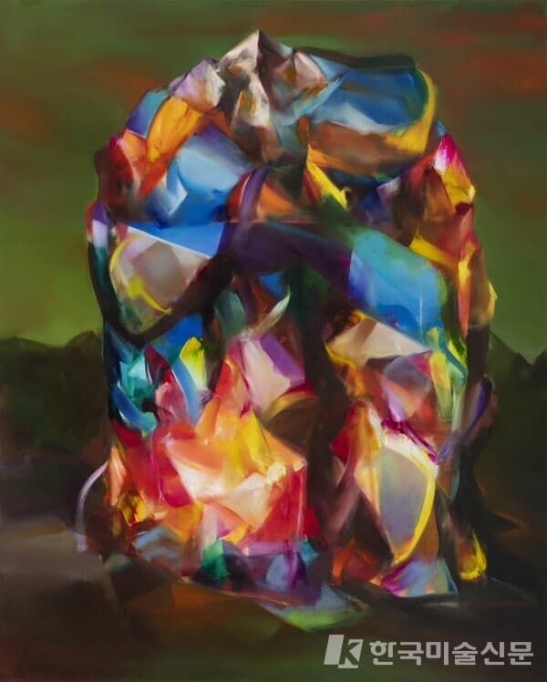 이화익갤러리 하지훈 HA Jihoon, Wanderweg Struktur, 2022, 캔버스에 아크릴, 유화 Acrylic, Oil on canvas, 162 x 130 cm