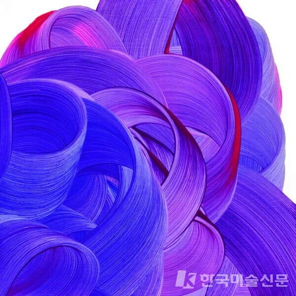 히든엠갤러리 맹은희 Maeng Eunhee, 파라다이스22-2 paradise 22-2, 2022, 캔버스에 아크릴 Acrylic on canvas, 40 x 40 cm