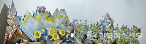 손민광, 치유를 안겨준 풍경 42.Variable installation, Mixed media, 2022