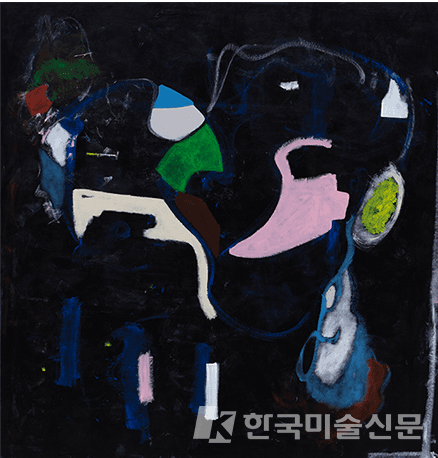 Soft Slam_Untitled 2023, Acrylic on Canvas, 150 x 157cm (120호 변형)