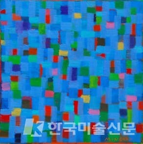 flaneur.100 x 100 cm Oil on Canvas 2022