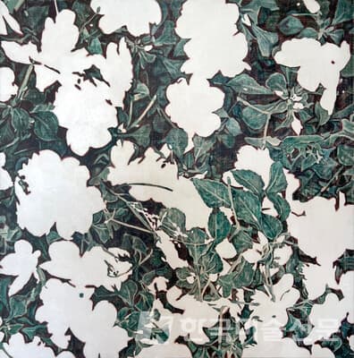송수민, Blooming Pattern&nbsp;2021, Acrylic on canvas, 91 x 91 cm