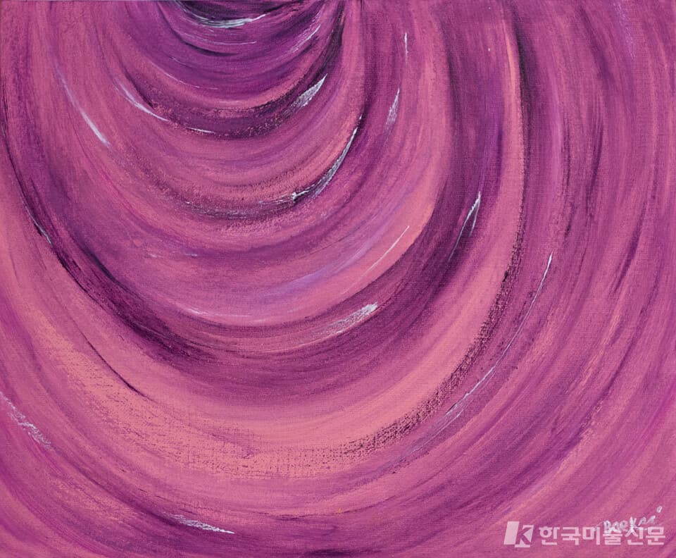 명상화 '울림' 72.7x62.6cm Mixed material on canvas 2023