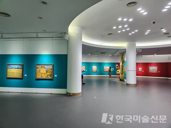 '불멸의 화가, 빈센트 반 고흐 레플리카 체험 전' 전시장 모습(사진=조아라 기자)