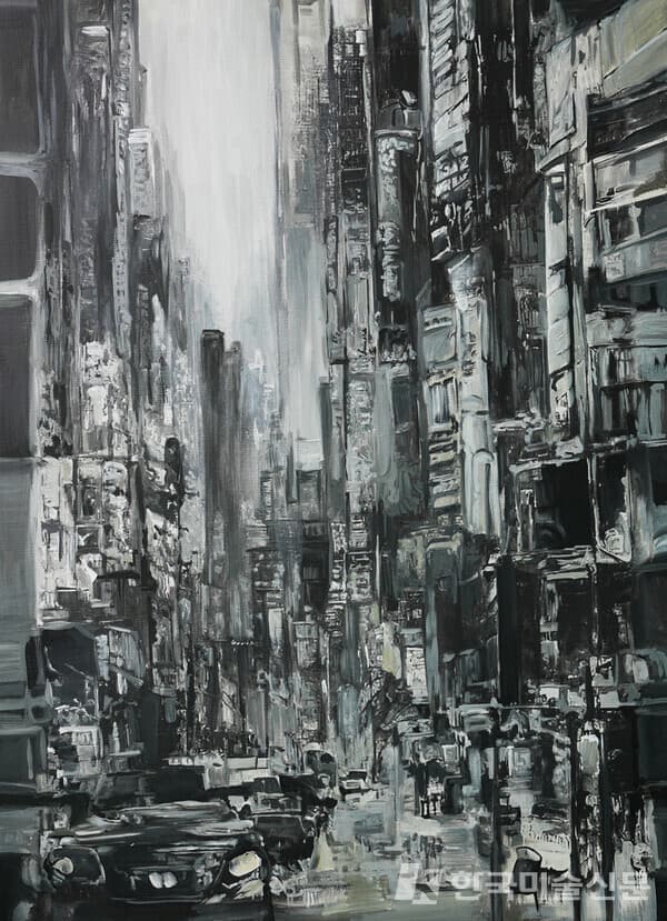 &nbsp;메타페어 디오티마 디오라마-AI가 관객과의 대화로 그린 그림과 같은 키워드로 인간이 그린 그림