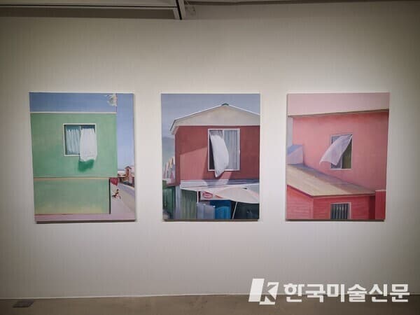 수무한 바람 #2#1#3, 116.8 X 91cm , Oil on canvas, 2023