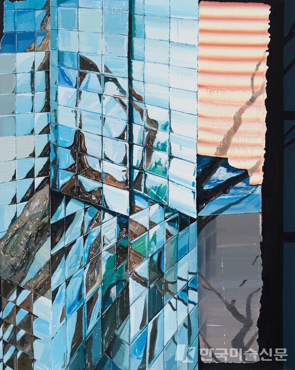 선명해지는 기억3 (Memories becoming clearer3), 2023 Oil on canvas 90.9X72.7cm 출처 라흰갤러리